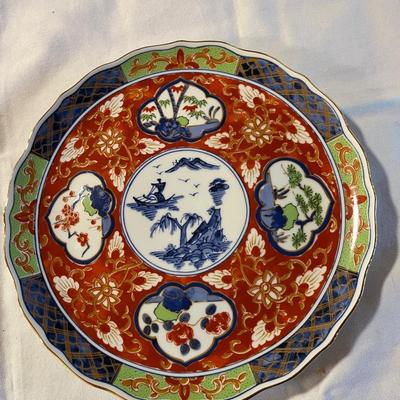 Japanese Imari Porcelain Plate By Takahashi