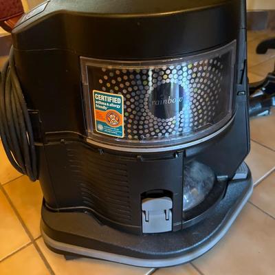 RAINBOW E2 Type 12 Black E-Series Canister Vacuum With Dolly.