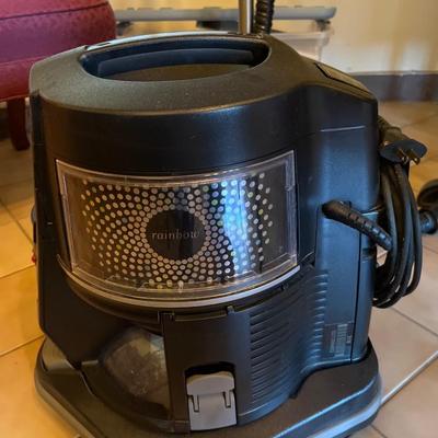 RAINBOW E2 Type 12 Black E-Series Canister Vacuum With Dolly.