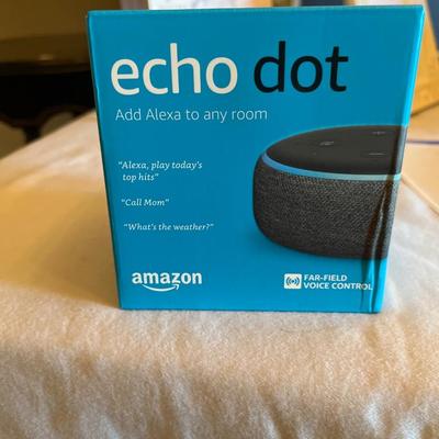 Amazon Black Alexa-Enabled Echo Dot | Factory Sealed
