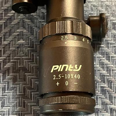 Pinty 2.5-10X40 Red Green Illuminated Mil-dot Tactical Rifle Scope