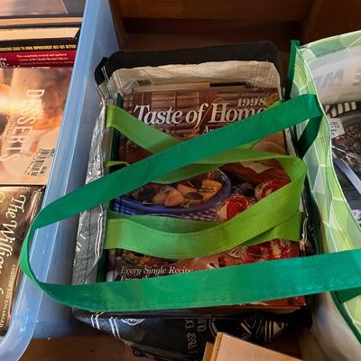 Two Totes full of Vintage Cookbooks
