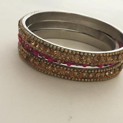 Beautiful three set of bangle bracelets