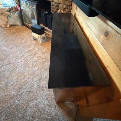 Wooden Pine Tree Console Table