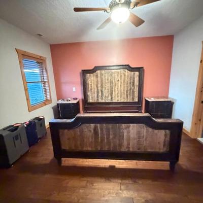 Casa Rustica King Size Bed Frame with Headboard and Footboard