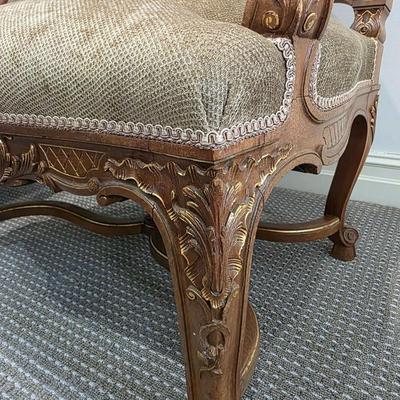 Pair of French Louis XV style chairs