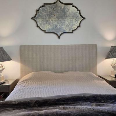 Large ornate vintage style mirror