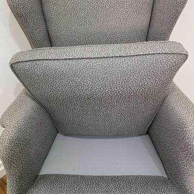 Pair of custom upholstered armchairs