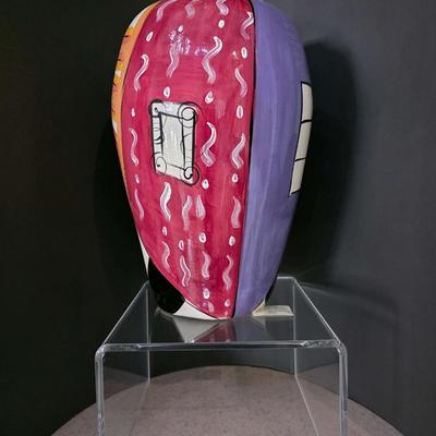 Contemporary ceramic art vase