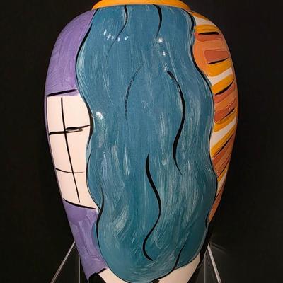 Contemporary ceramic art vase