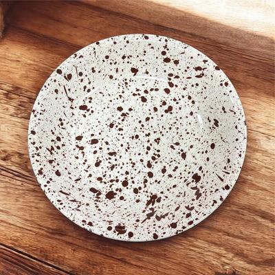 Paden City Pottery Brown Splatterware "Confetti" Dinnerware