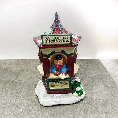 Dept 56 Snow Village Information Booth NO BOX