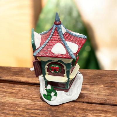 Dept 56 Snow Village Information Booth NO BOX