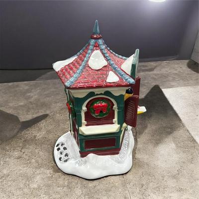 Dept 56 Snow Village Information Booth NO BOX