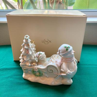 Lenox Snowman and Sleigh