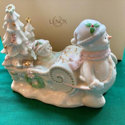 Lenox Snowman and Sleigh
