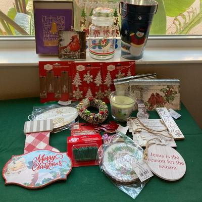 Ornaments, Cards, Candle, Hooks