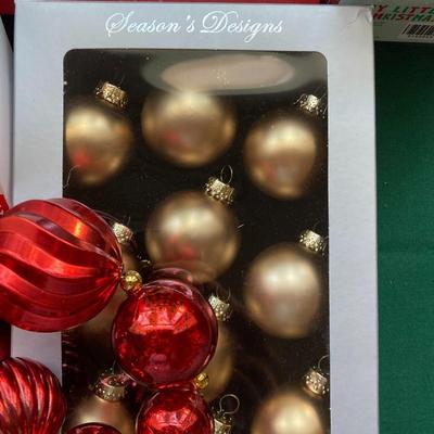 7 Boxes Glass Ornaments