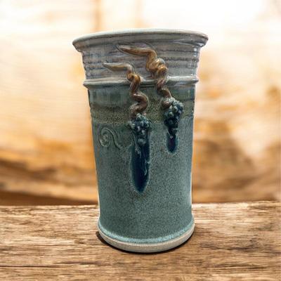 Pottery Signed Vase