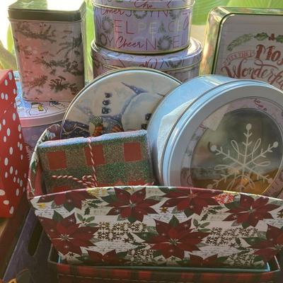 Tins, Boxes, 2 Candles