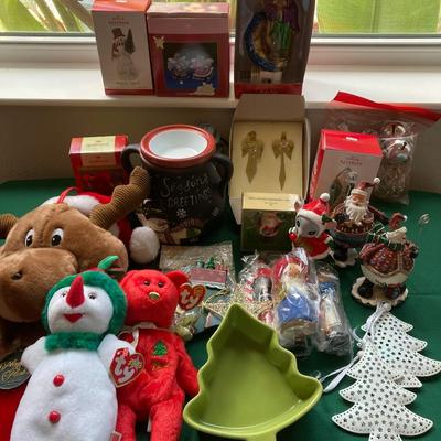 Stocking, Beanie Baby, Ornaments, Jar w/light