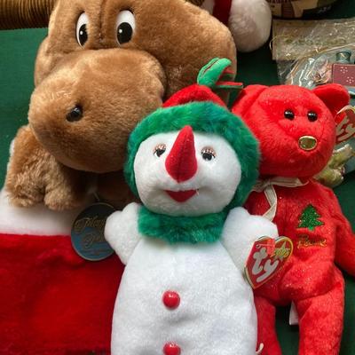 Stocking, Beanie Baby, Ornaments, Jar w/light