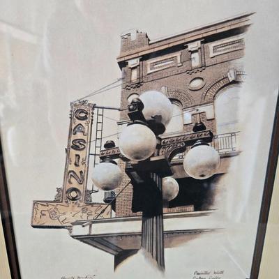 Arnold Martinez Tampa Artist Signed Print Casino Ybor City