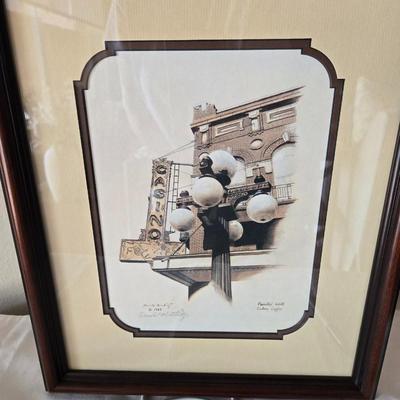 Arnold Martinez Tampa Artist Signed Print Casino Ybor City