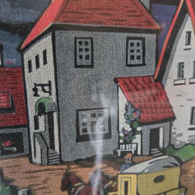 Vintage Painting on Velet