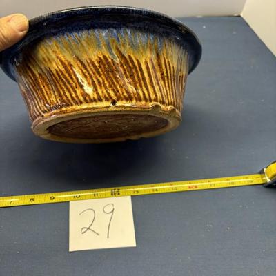 Marked Pottery Bowl