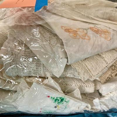 Bag of Various Vintage Linens