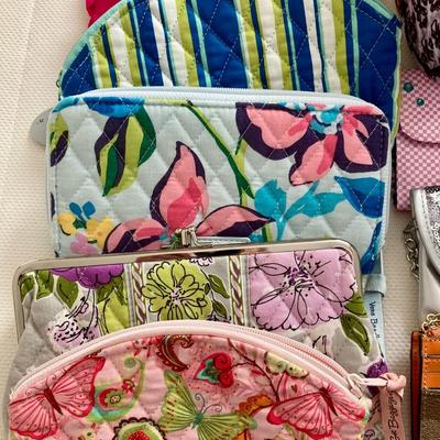 Lot of clutches, purses, wallets
