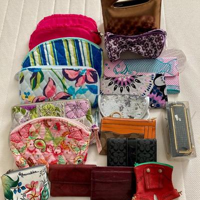 Lot of clutches, purses, wallets
