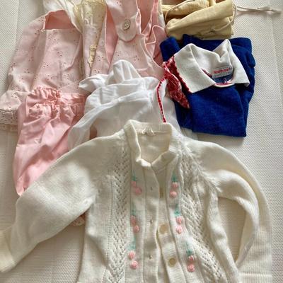 Vintage Doll Clothes and shoes