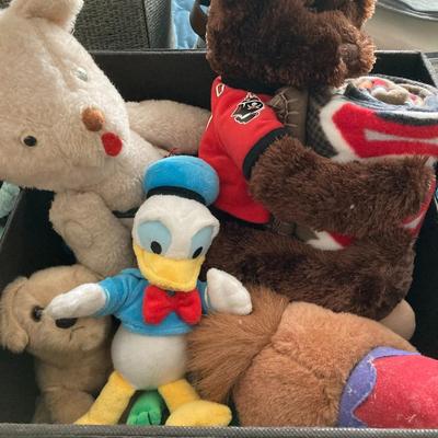 Box of Stuffed Animals