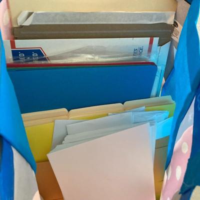 Box lot of Office Supplies