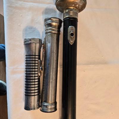 H52 Eveready Art Deco flashlights