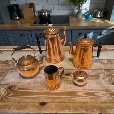 Vintage Collection of Copper Kitchenware