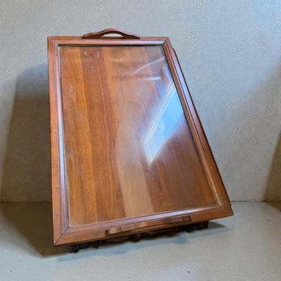 Vintage Tea Cart with Removable Glass Top