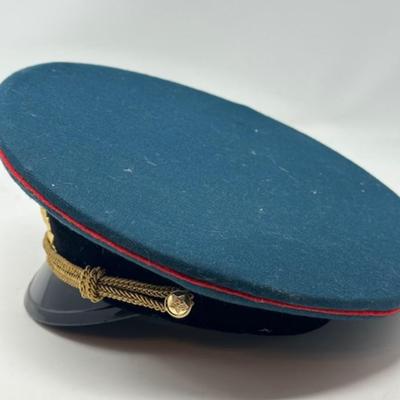 SOVIET ARMY OFFICER'S PARADE VISOR CAP