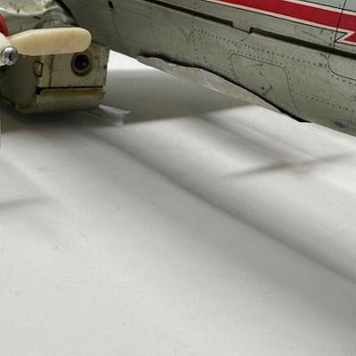 American Airlines Battery Powered Tin Friction Model Airplane