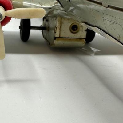 American Airlines Battery Powered Tin Friction Model Airplane