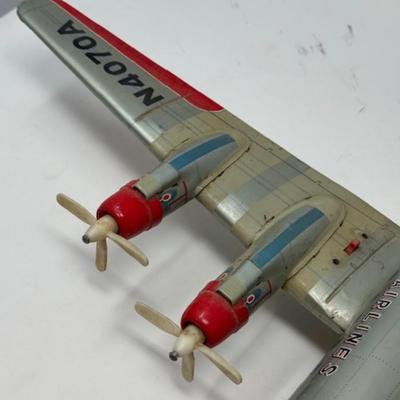 American Airlines Battery Powered Tin Friction Model Airplane