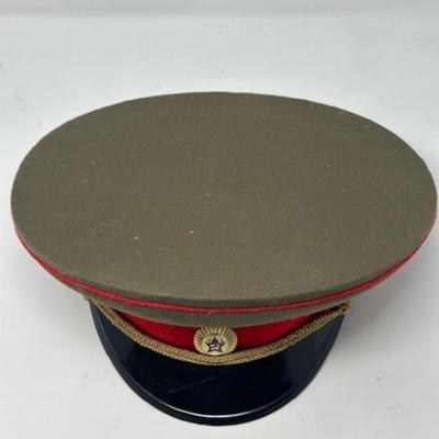 Soviet Army Officer's Parade Visor Cap