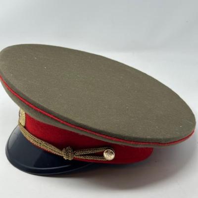 Soviet Army Officer's Parade Visor Cap