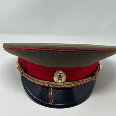 Soviet Army Officer's Parade Visor Cap