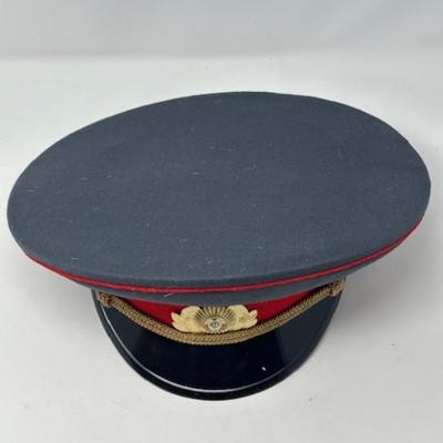 Soviet Army Officer's Parade Visor Cap