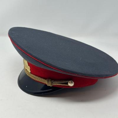 Soviet Army Officer's Parade Visor Cap