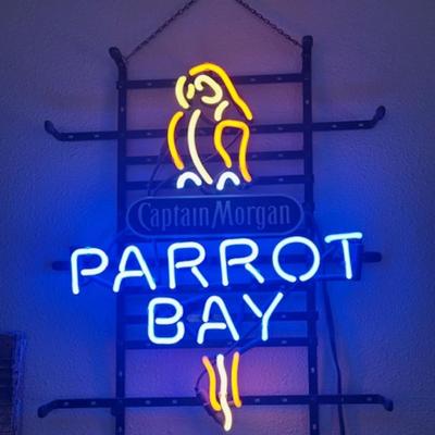 Captain Morgan Parrot Bay Neon Sign
