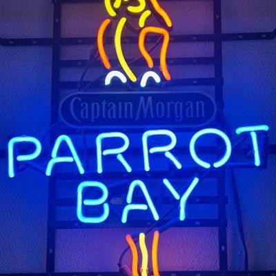 Captain Morgan Parrot Bay Neon Sign